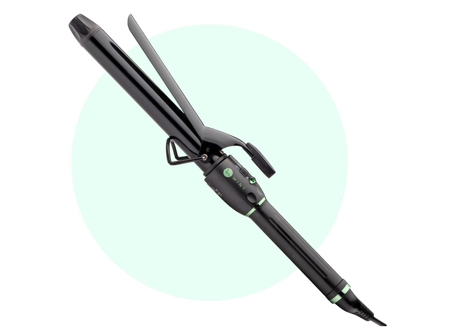 mint hair curling iron