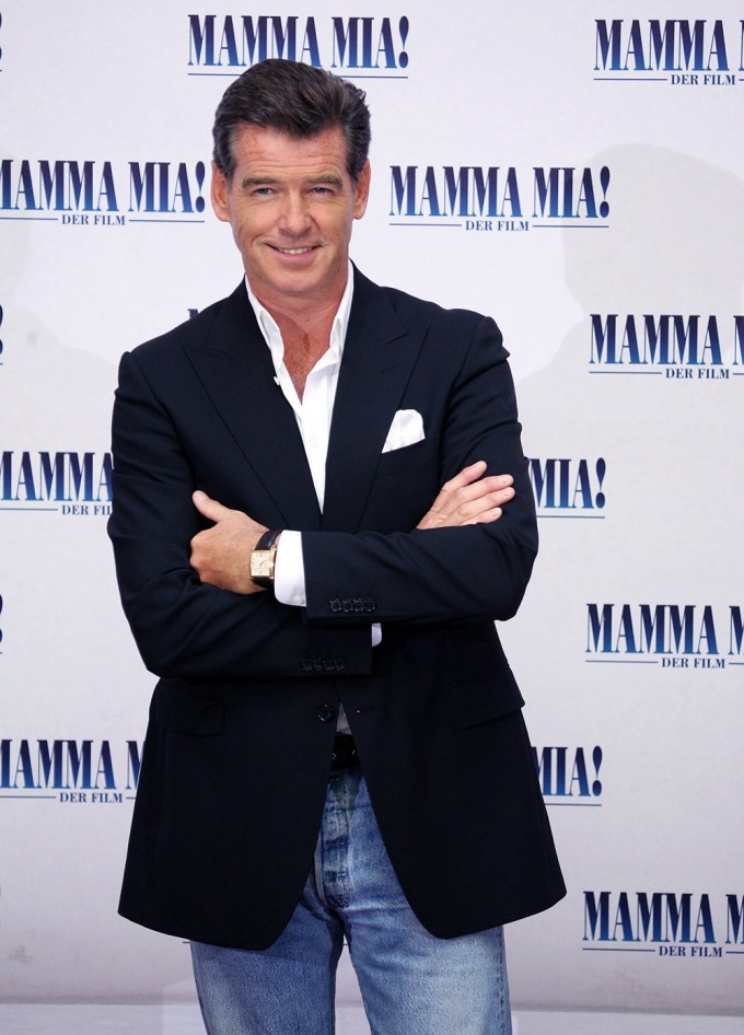 Pierce Brosnan At A Photocall For ‘Mamma Mia: The Movie’