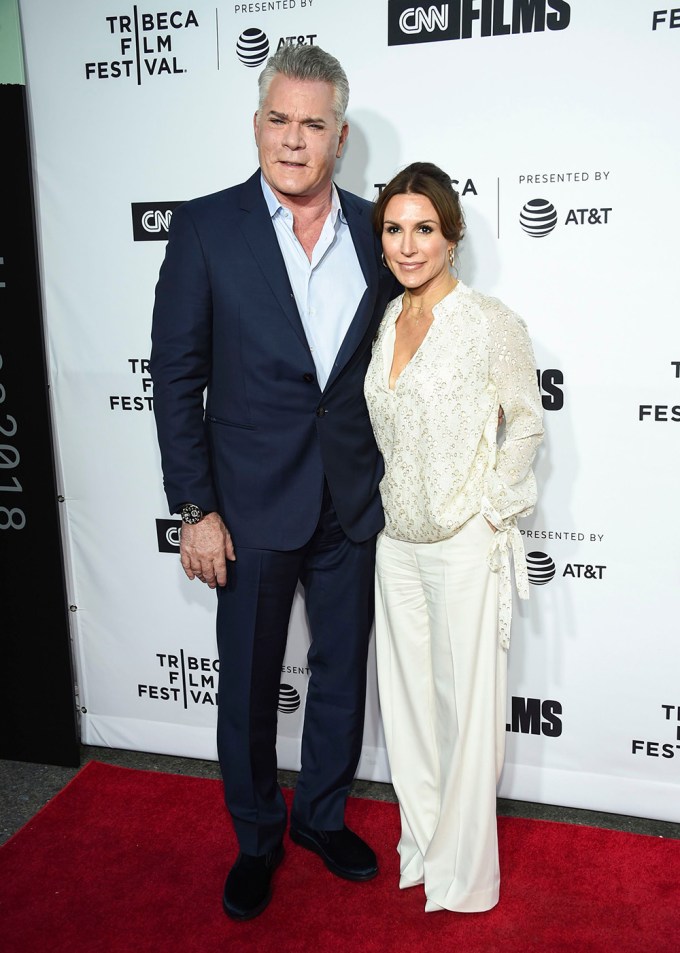 Ray Liotta & Silvia Lombardo At The 2018 Tribeca Film Festival