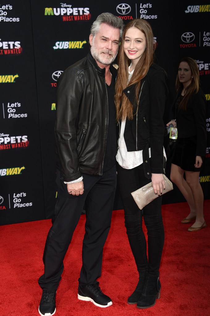 Ray Liotta & Daughter At The Premiere Of ‘Muppets Most Wanted’