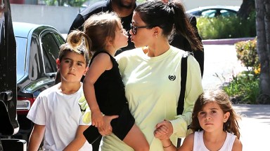 Kourtney Kardashian, Penelope Disick, Reign Disick, Mason Disick