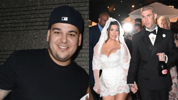 Rob Kardashian: The Real Reason Why He Skipped Kourtney & Travis Barker’s Wedding