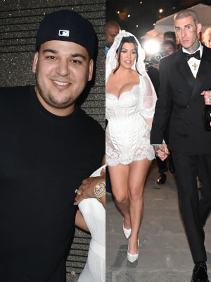 Rob Kardashian 'didn't feel comfortable' attending Kourtney Kardashian's  Italian wedding