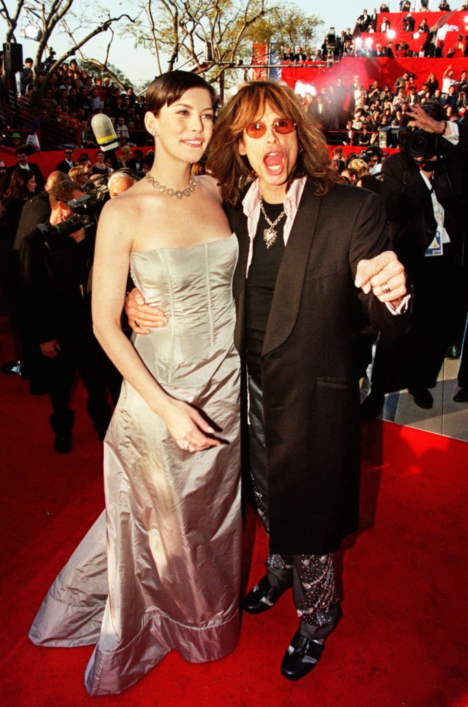 Steven And Liv Tyler At The 1999 Oscars