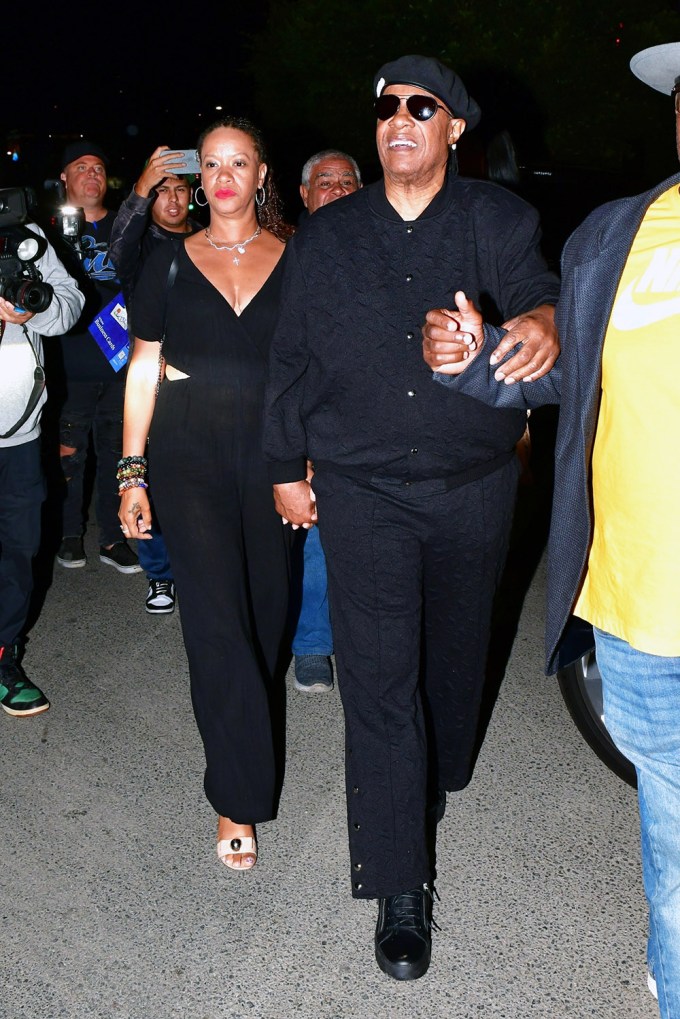 Stevie Wonder at his daughter’s birthday party