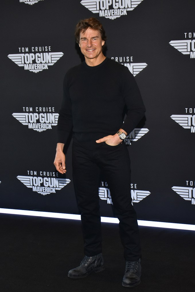 Tom Cruise in black