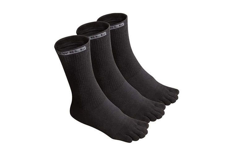TOETOE SOCKS ToeToe ESSENTIAL BUSINESS - Socks - black/red - Private Sport  Shop