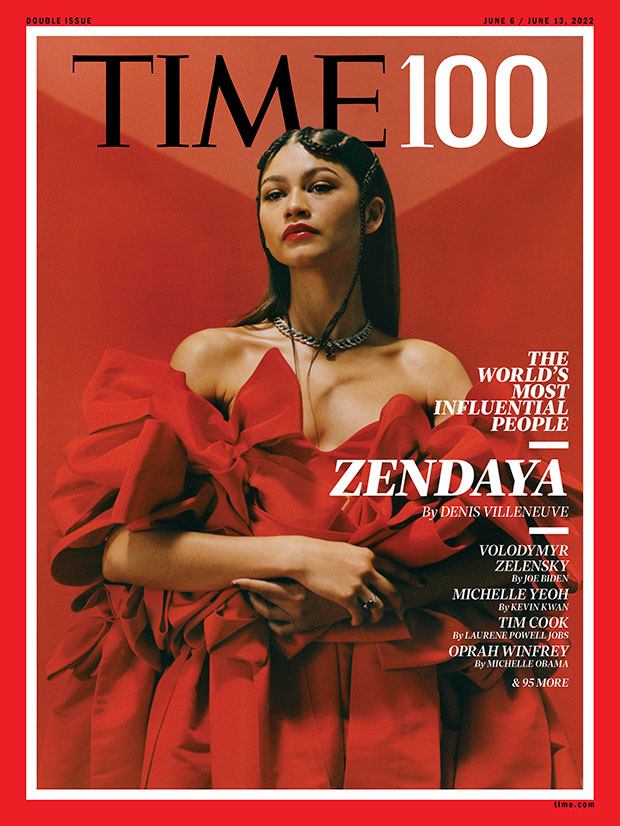 Zendaya Looks Gorgeous On ‘time 100 Cover See Pics Hollywood Life