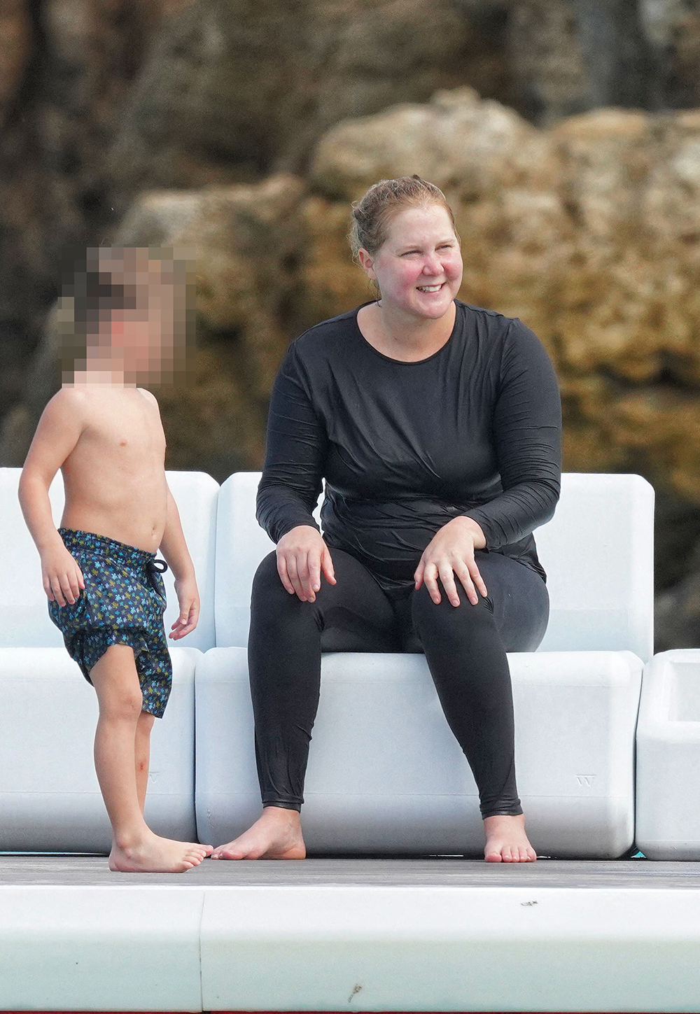 Amy Schumer Son Piggyback Vacation Spl