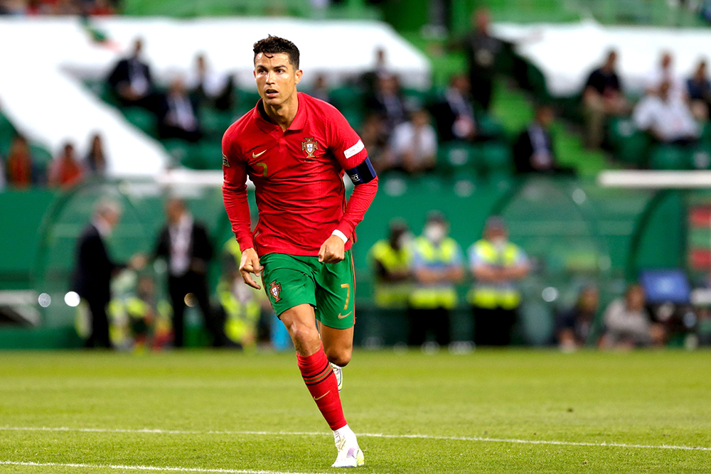 Cristiano Ronaldo of Portugal during the Uefa Nation League football match between Portugal and Czech Republic at Estadio Jose Alvalade in Lisbon on June 9, 2022.
Portugal v Czech Republic: UEFA Nations League - League Path Group 2, Lisbon - 10 Jun 2022