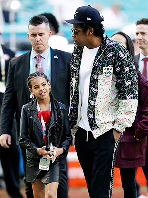 Jay-Z, Blue Ivy turn Super Bowl into cute daddy-daughter date