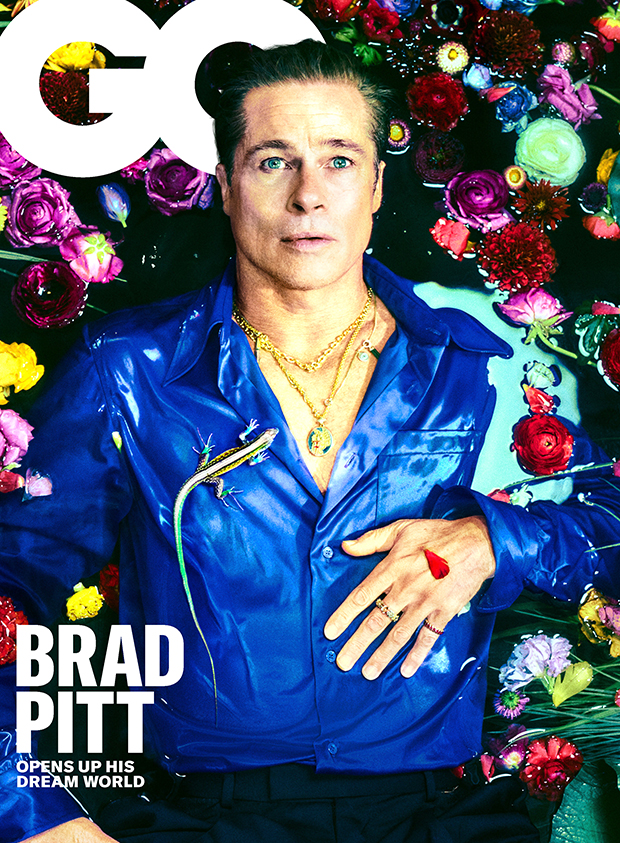 Brad pitt GQ Cover embed 1 Brad Pitt Reveals He Quit Smoking During Pandemic After Also Giving Up Alcohol Post-Angelina Jolie Divorce