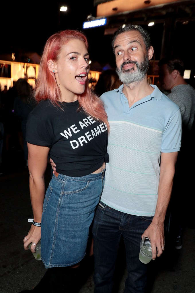 Marc Silverstein & Busy Philipps At The Levi’s 50th Anniversary Party