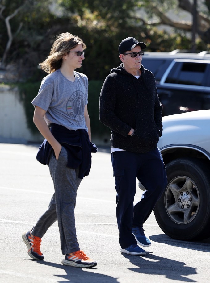 Charlie Sheen’s Son Is Taller Than Him