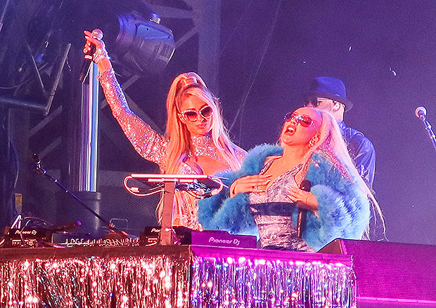 Christina Aguilera Paris Hilton LA Pride June 11, 2022