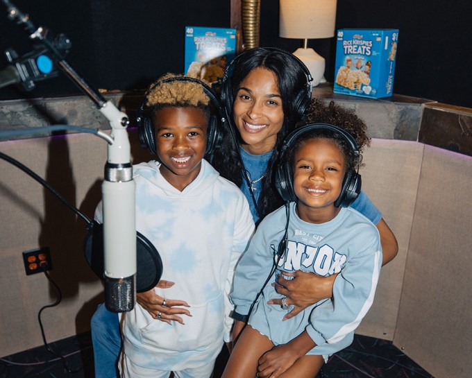 Ciara, her son Future and her daughter Sienna