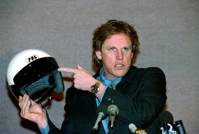 Gary Busey Advocates For Motorcycle Helmets