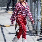 Gwen Stefani Pigtails Flannel Cowboy Boots MEGA