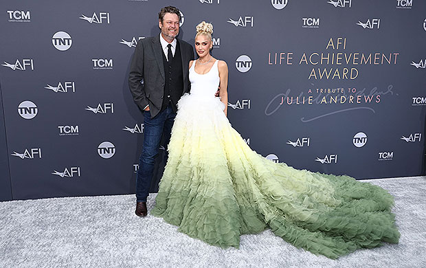 Gwen Stefani Rocks Dress With Massive Train At AFI Gala Photo