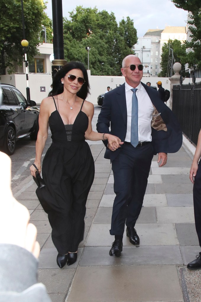 Lauren Sanchez & Jeff Bezos in London