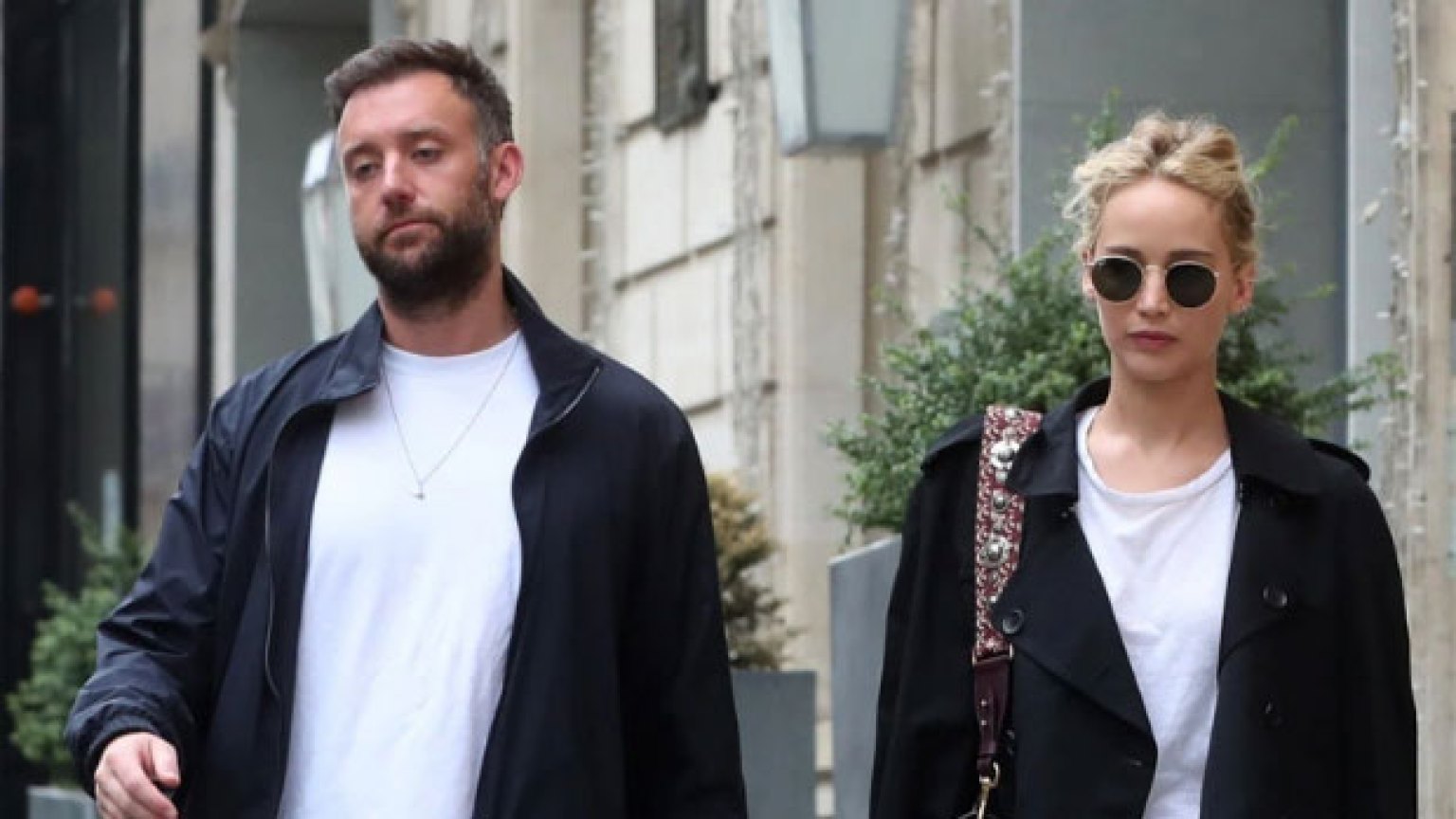 Jennifer Lawrence & Cooke Maroney Take Newborn Out For Lunch: Photos