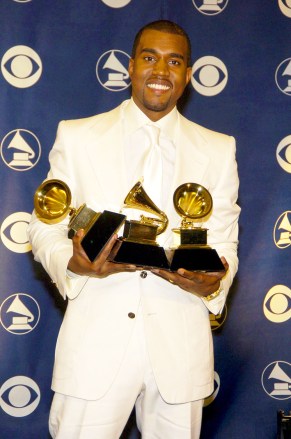 Kanye West 47º PRÊMIO ANUAL DO GRAMMY, LOS ANGELES, AMÉRICA - 13 DE FEVEREIRO DE 2005