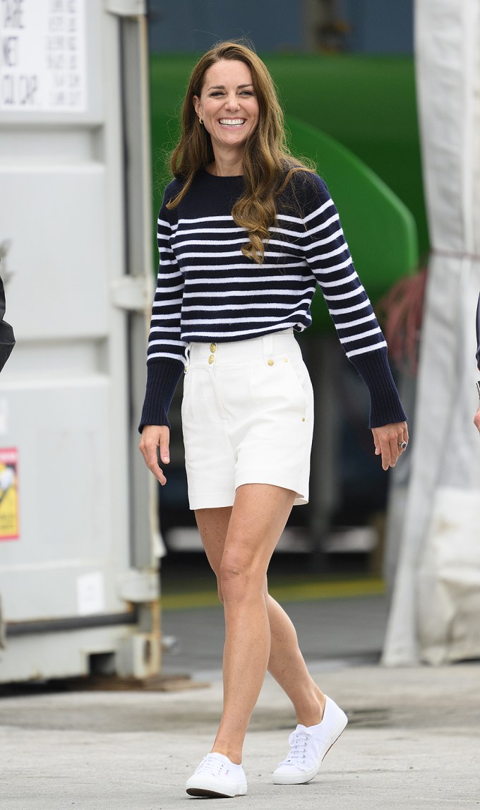 Kate Middleton at a sailing event
