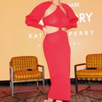 Katy Perry Red Cutout Dress
