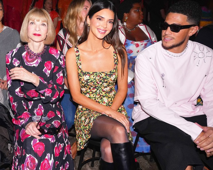 Kendall Jenner & Devin Booker at NYFW