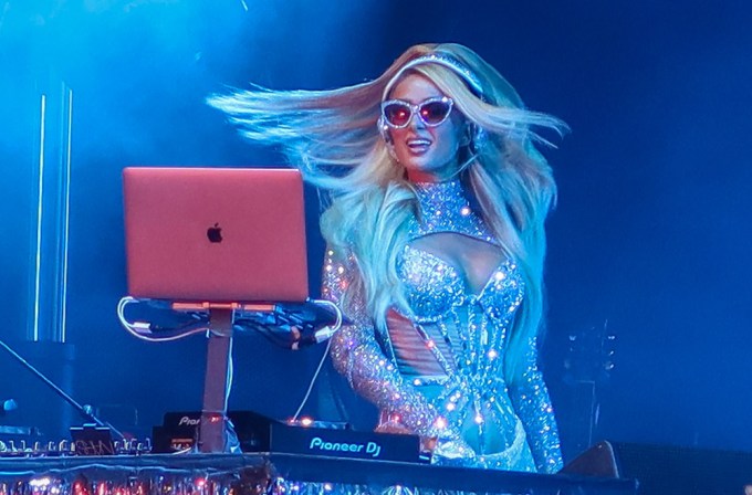 Paris Hilton DJs LA Pride