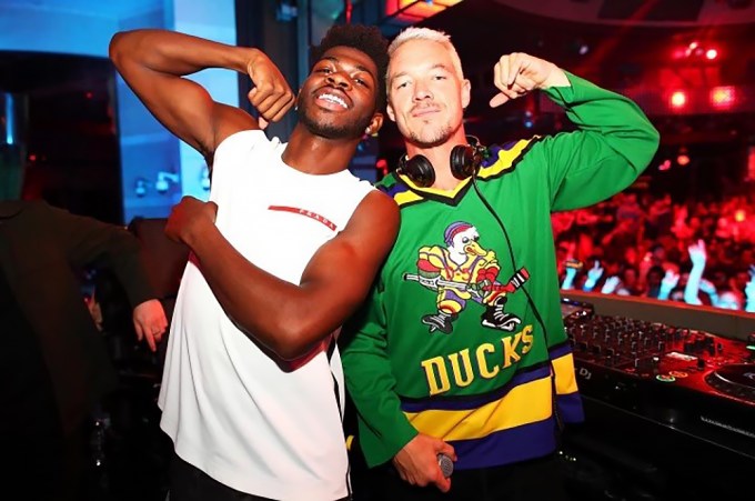Lil Nas X Spotted Partying with Diplo