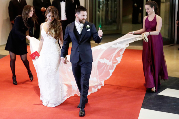 Lionel Messi and Antonela Roccuzzo Wedding