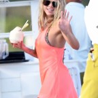 EXCLUSIVE: Sofia Richie on the beach in Miami with Scott Disick