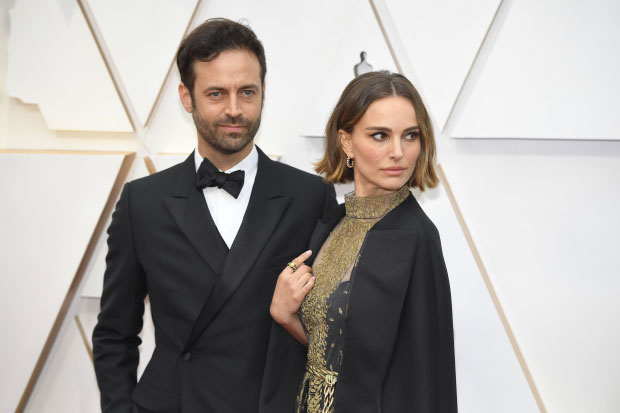 Natalie Portman Benjamin Millepied Oscars