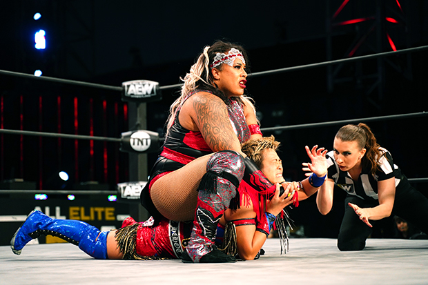 NylaRose vs RyoMizunami AEW embed 1 AEW’s Nyla Rose Gets The Adrenaline Going With Her Choices For ‘The Sound Of Pride’ Playlist