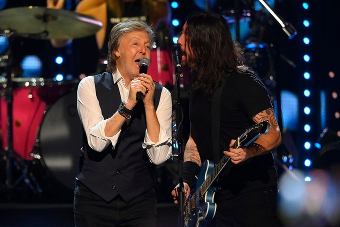 Paul McCartney & Dave Grohl In 2021