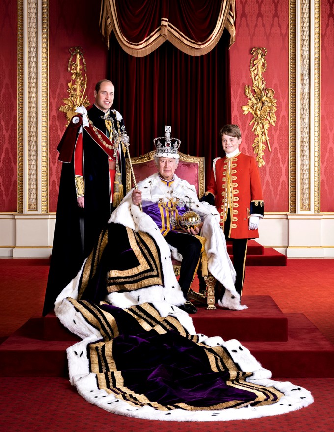 King Charles III’s official coronation portrait