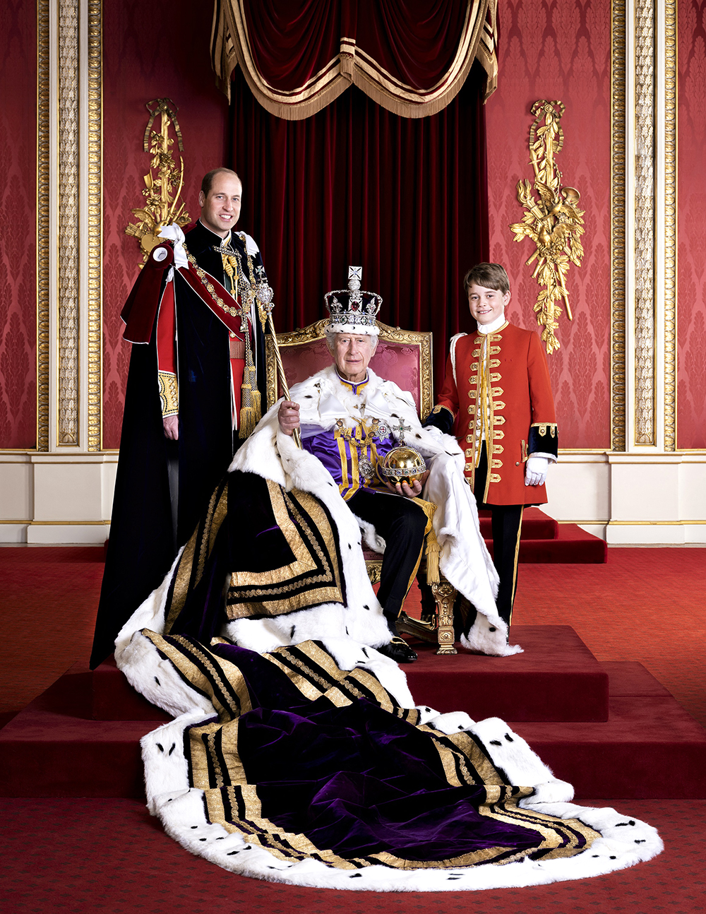 King Charles III Coronation Official Portrait