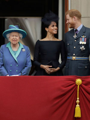 Queen Elizabeth Meghan Harry