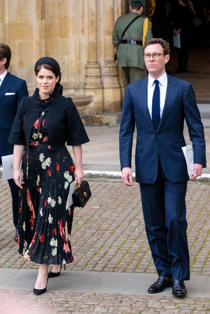 Princess Eugenie & Her Husband walking