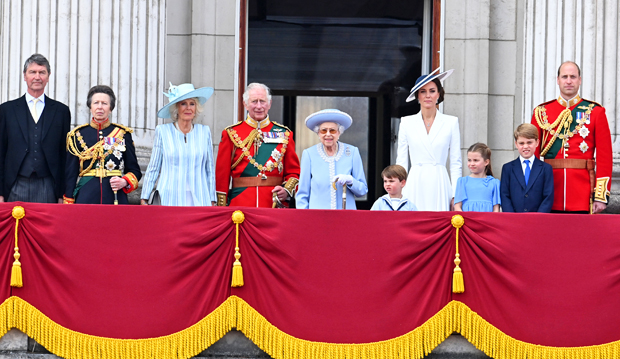 royal family trooping the colour 2022