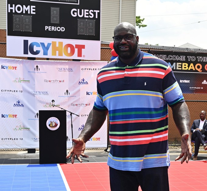 The Shaquille O’Neal Foundation & Icy Hot unveil “Comebaq Court” in Newark, NJ