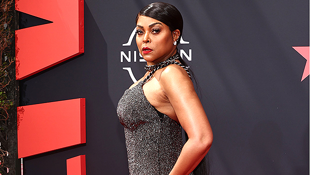 Taraji P. Henson Dazzles In Tight Sequin Gown With High Slit At 2022 BET Awards: Photos