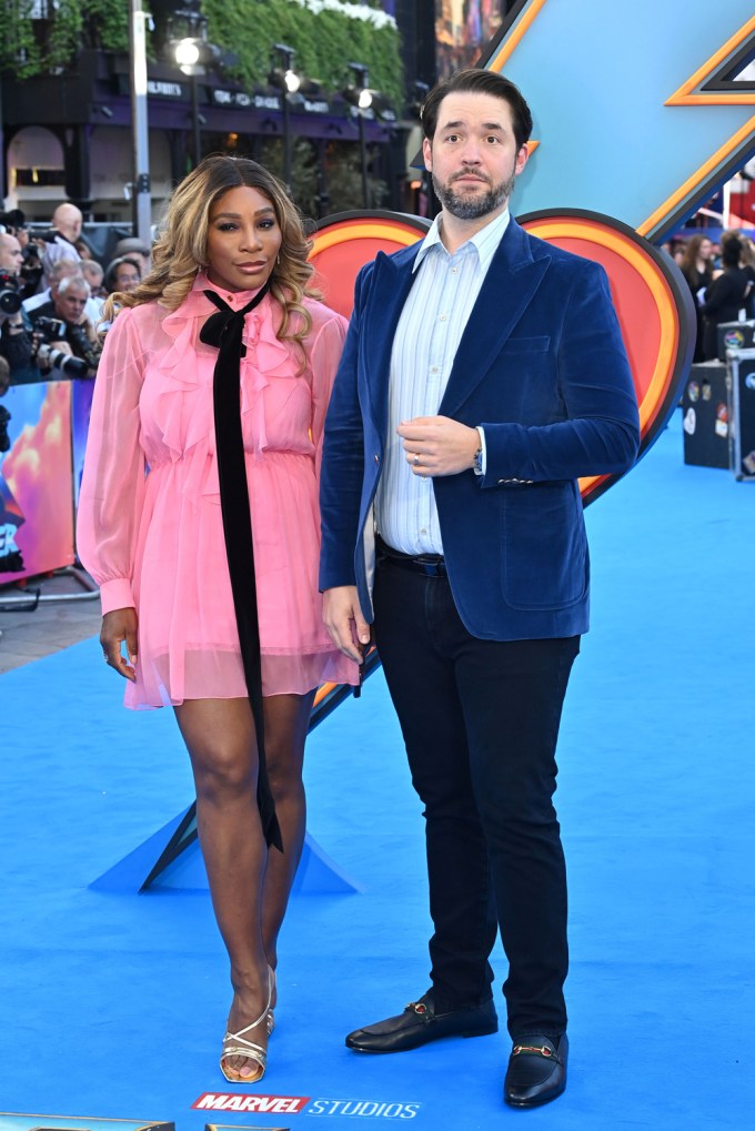 Serena Williams & Alexis Ohanian At The London Premiere