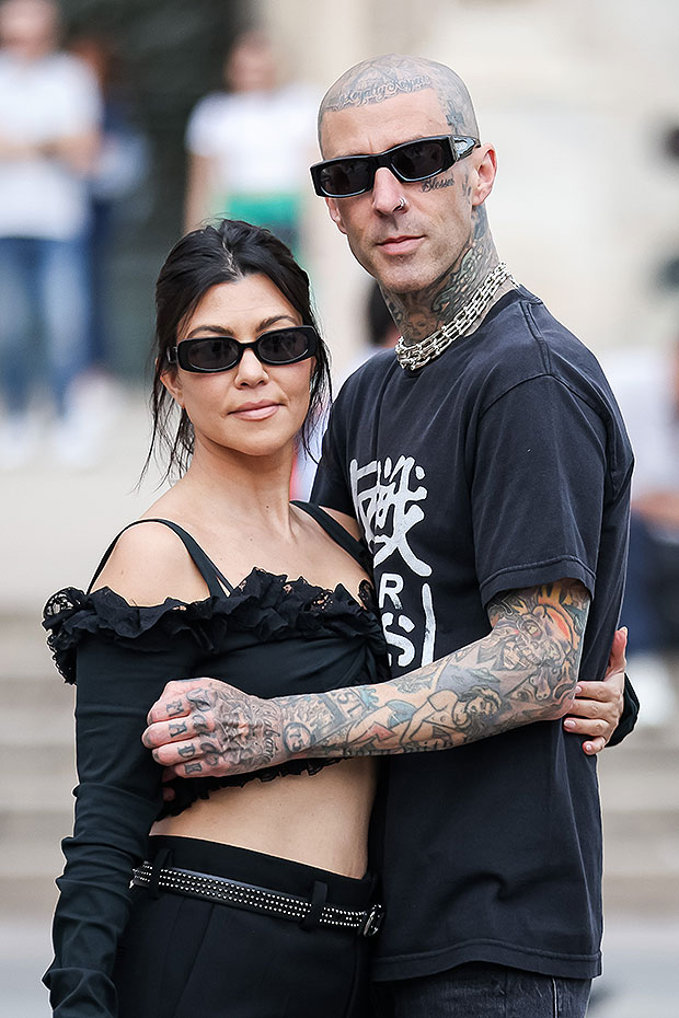 Kourtney Kardashian and Travis Barker