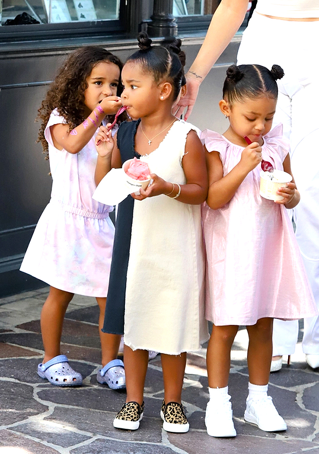 True Thompson, Stormi Webster, & Chicago West