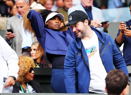 Venus Williams and Alexis Ohanian in the players box
Wimbledon Tennis Championships, Day 2, The All England Lawn Tennis and Croquet Club, London, UK - 28 Jun 2022