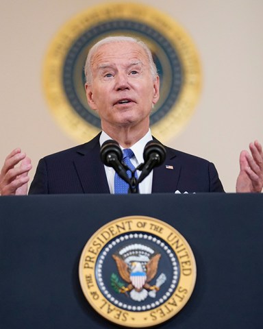 President Joe Biden speaks at the White House in Washington, after the Supreme Court overturned Roe v. Wade Biden Supreme Court Abortion, Washington, United States - 24 Jun 2022