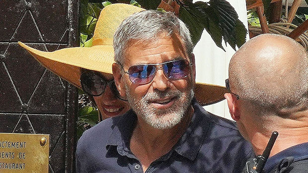 George & Amal Clooney déjeunant dans le sud de la France : photos – Hollywood life