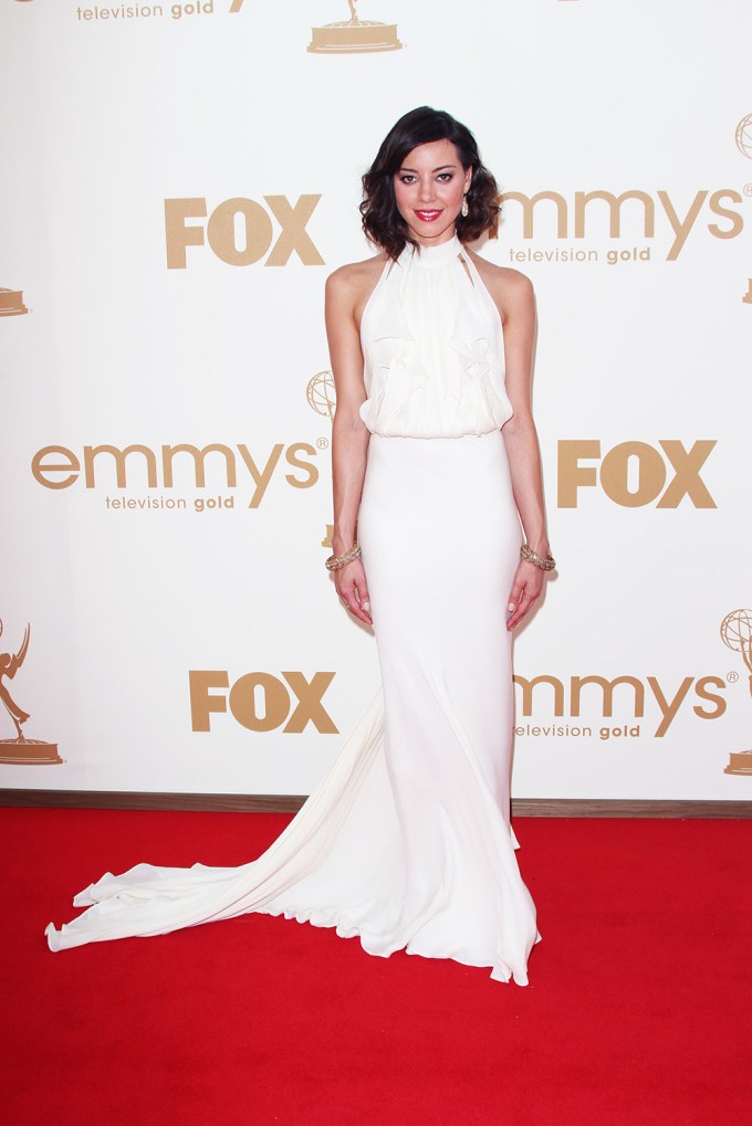 Aubrey Plaza At The 2011 Emmys